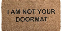 eclectic doormats